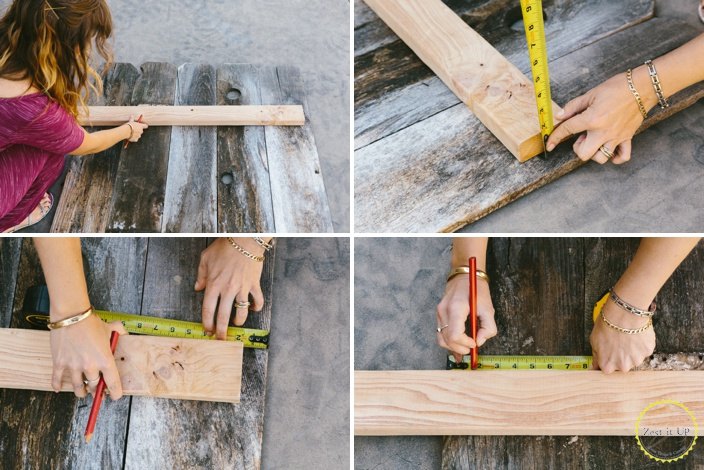 diy rustic fence board bookshelf