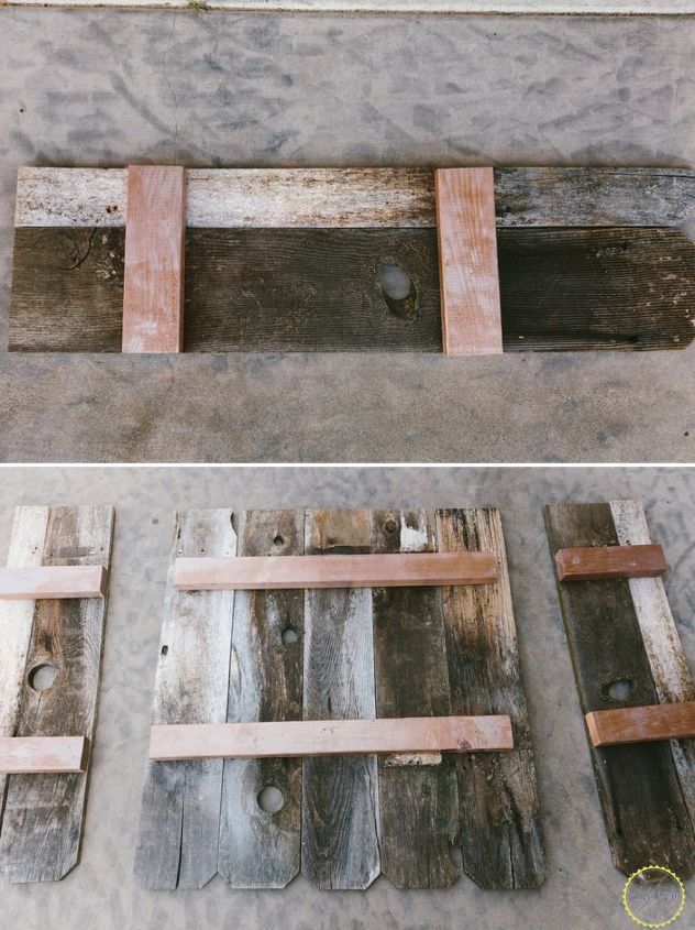 diy rustic fence board bookshelf