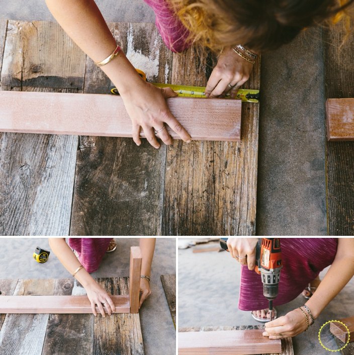 diy rustic fence board bookshelf