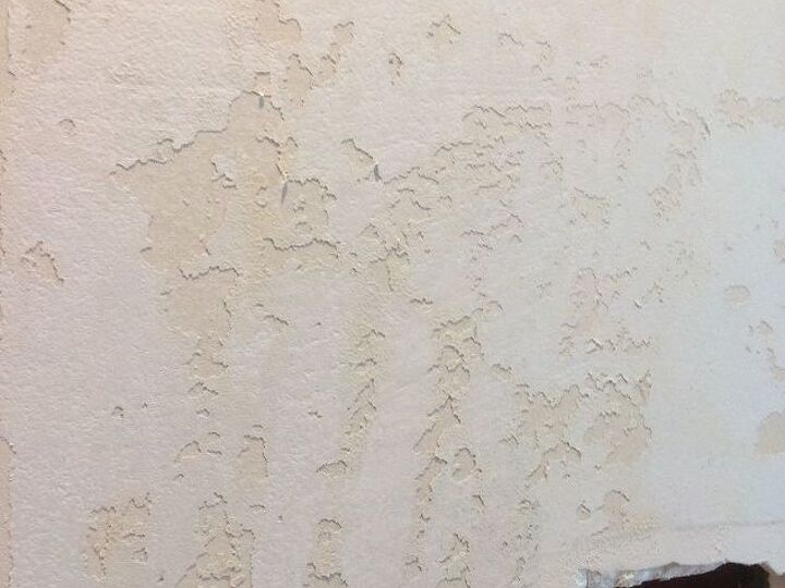 q i took off some wallpaper and it took off some of the paint