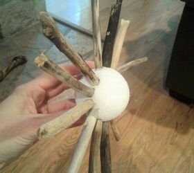 make your own driftwood orb ball