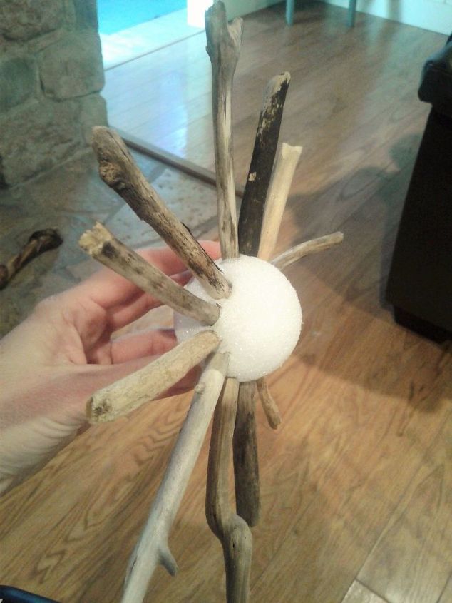 make your own driftwood orb ball