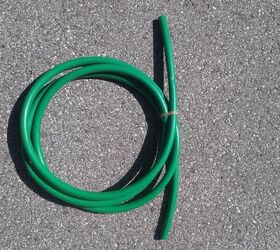 diy summer inspired hose wreath