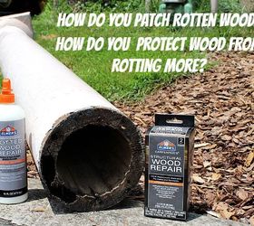 31 trucos para ayudarte a arreglar la madera de tu casa, Arregla la madera podrida con pegamento Elmer