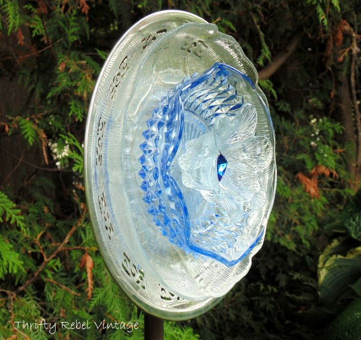 s 30 garden art ideas to fall in love with, Build A Flower Out Of Dishware