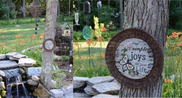 s 30 garden art ideas to fall in love with, Make Garden Plaques With Bamboo Paper