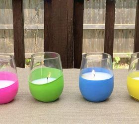 s 10 beautiful projects that use balloons, Decorate Citronella Candles With Balloons