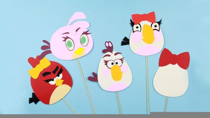 diy angry birds party supplies