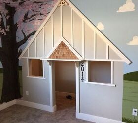 built in indoor playhouse