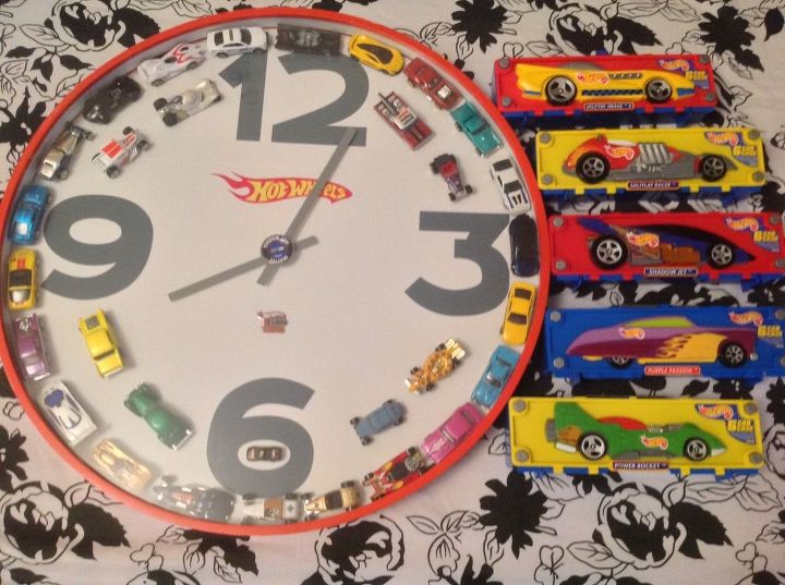 Feeling Proud BIG HOT WHEELS CLOCK Hometalk