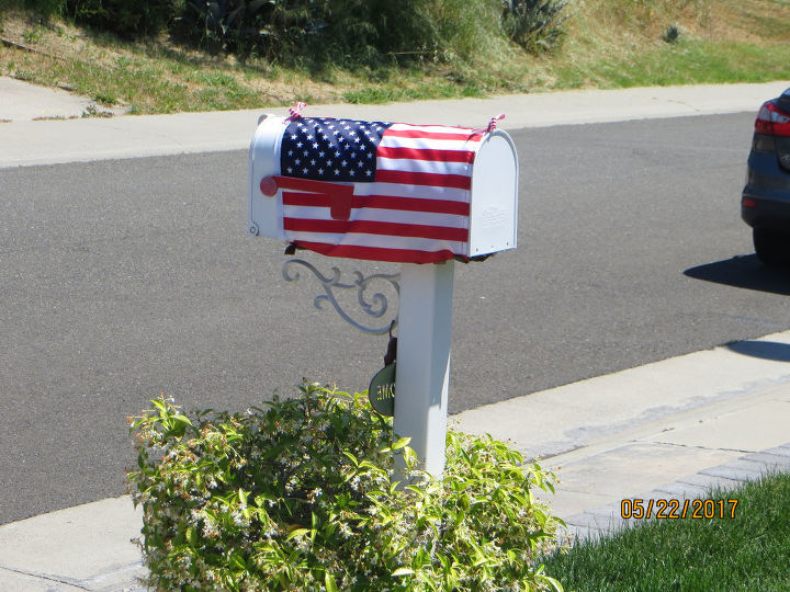 stars and strips mailbox cover, Holiday Flag