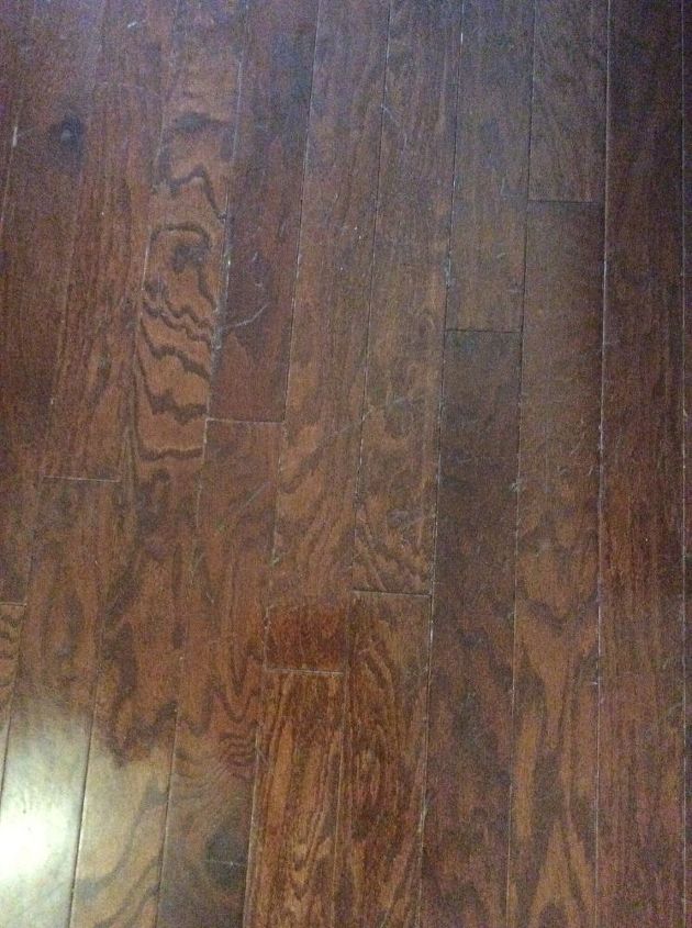 q how do you get scratches out of your hardwood floors