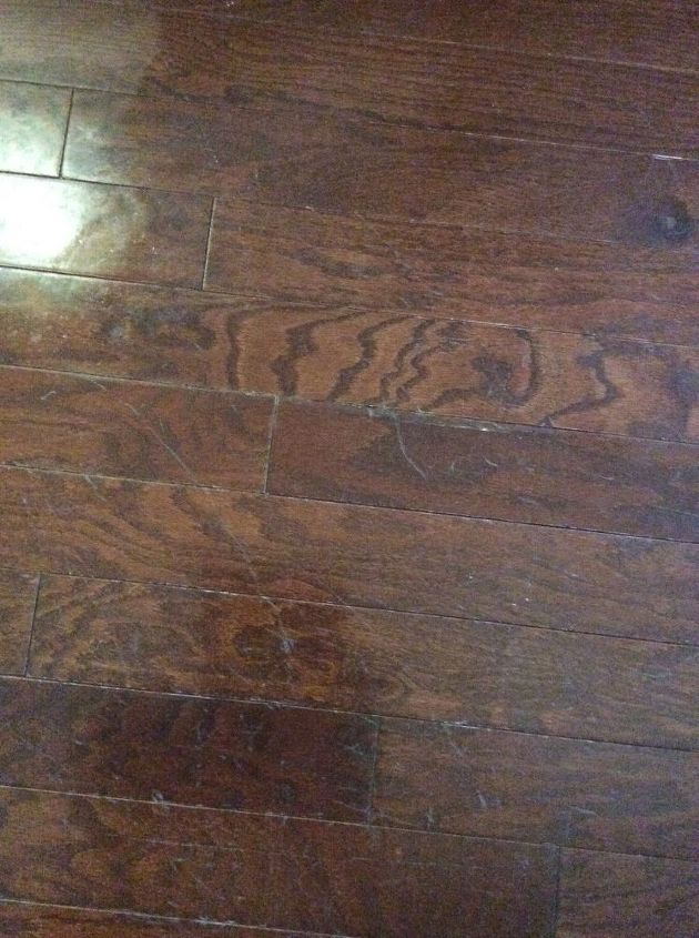 q how do you get scratches out of your hardwood floors