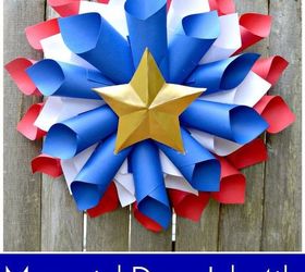 patriotic wreath memorial day july 4th
