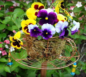 s 30 ways for you to style your garden, Thrift A Wire Teacup To Hang In A Trees