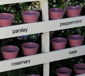 s 30 ways for you to style your garden, Build A Vertical Pallet Garden