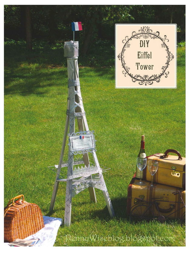 s 30 ways for you to style your garden, Create The Eiffel Tower In Your Garden