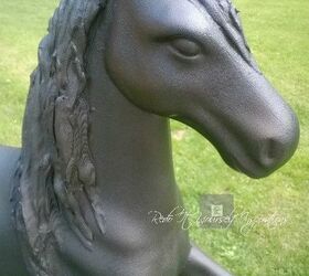 s 30 ways for you to style your garden, Transition A Toy Horse To A Garden Statue