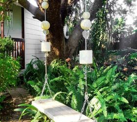 s 30 ways for you to style your garden, Construct A Pretty Garden Swing