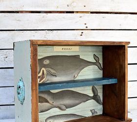 create super cute wall storage from an old drawer