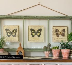 s 10 decorative way to transform your frames, Change Your Frame Into A Botanical Butterfly