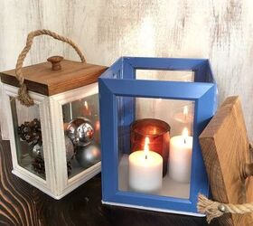 s 10 decorative way to transform your frames, Build A Lantern From Your Frames
