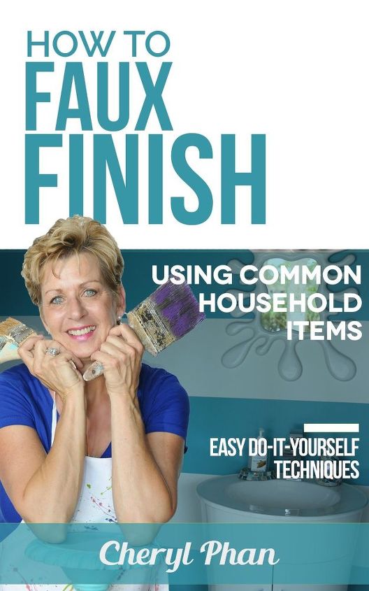 how to faux finish using common household items
