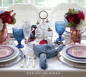 4th of july champagne brunch tablescape