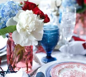 4th of july champagne brunch tablescape