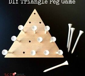diy triangle peg board game cracker barrel copycat
