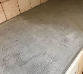 Concrete Counters Feather Finish Over Formica Hometalk