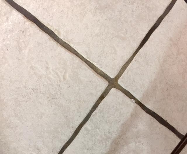 q dirty grout in kitchen