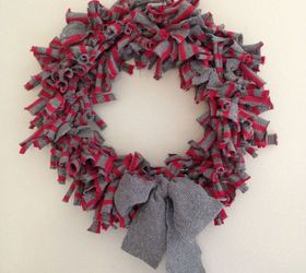 s 17 tricks to make a gorgeous wreath in half the time, Wrap Your Unused Sweater Into A New Wreath