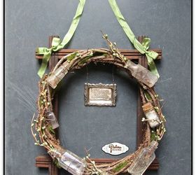 s 17 tricks to make a gorgeous wreath in half the time, Design A Rustic Appearance With Bottles