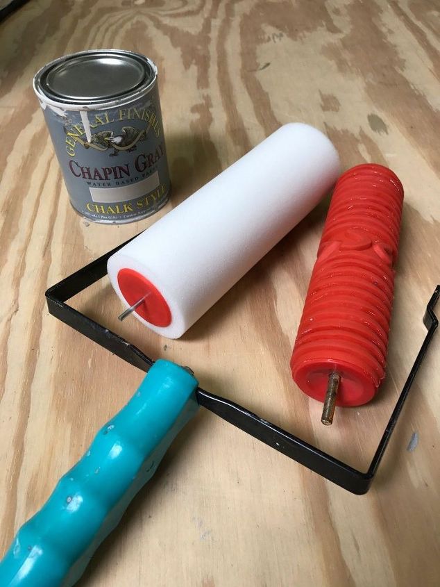 turning concrete floors into faux wood with paint, Gather your supplies