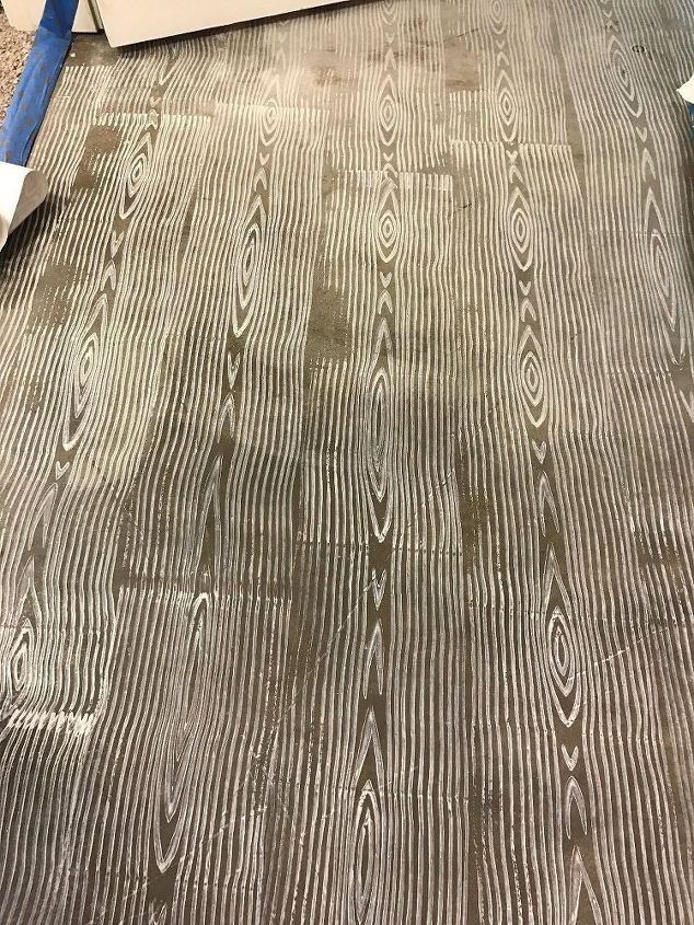 Turning Concrete Floors Into Faux Wood With Paint Hometalk