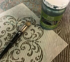 turning concrete floors into faux wood with paint