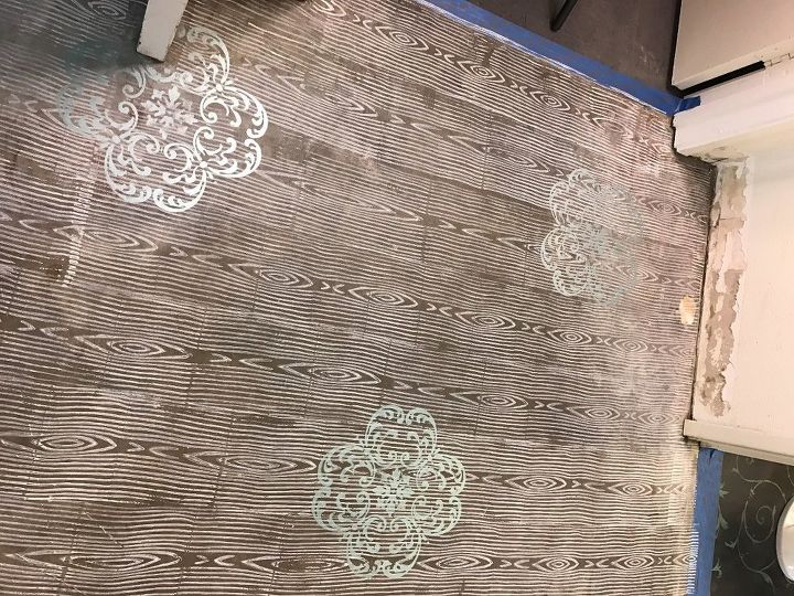 Turning Concrete Floors Into Faux Wood With Paint Hometalk