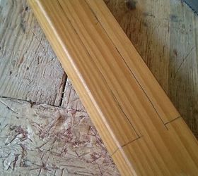 wooden window latches from recycled bed frame