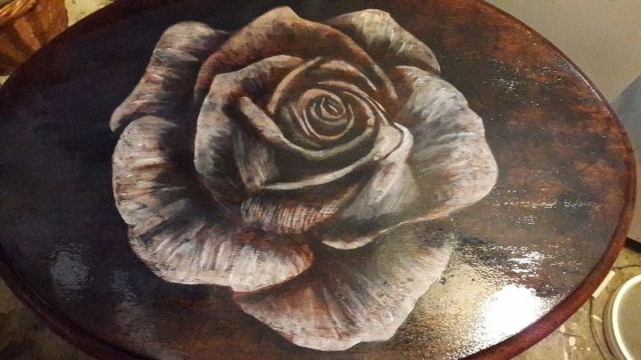 a sorry little side table gets a workover