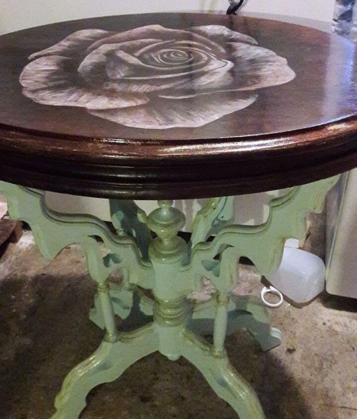 a sorry little side table gets a workover