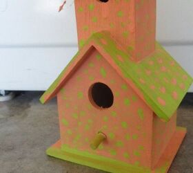 birdhouse before and after