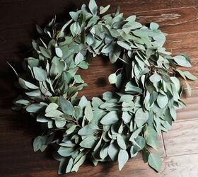 diy fresh eucalyptus wreath