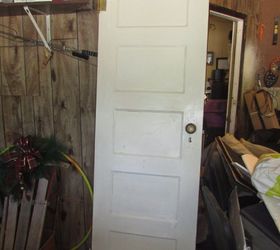 potting station made out of a door