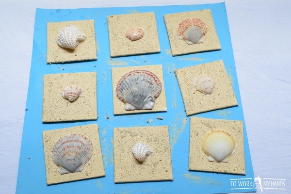beach shell canvas um projeto diy rpido