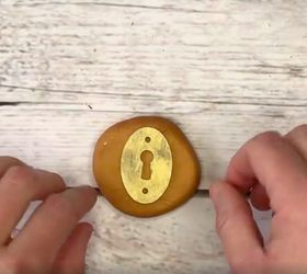 missing key hole cover faux keyhole cover hack