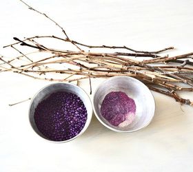 how to make pretty lavender stems with beads