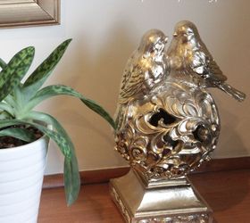 30 stunning ways to use metallic paint no experience necessary, Update An Ugly Centerpiece With Gold