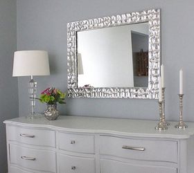 30 stunning ways to use metallic paint no experience necessary, Build A Faux Metallic Mirror With Rustoleum