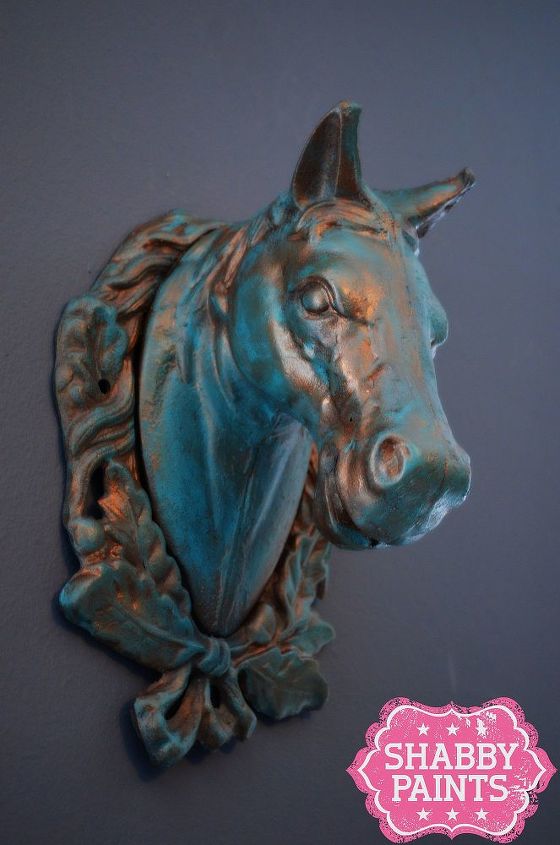 30 stunning ways to use metallic paint no experience necessary, Create A Patina Shining Finish On A Statue
